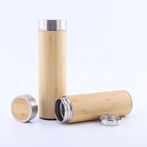 18oz 500ml Eco Friendly Double Wall Stainless Steel Vacuum <b>Bottle</b> with Handle Lid Business Gift 24 Hours Thermal Insulation - Product Image 2