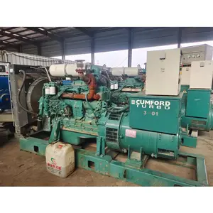 Volvo 120kw 150kva Diesel Generator Set Open Type Low Noise 50Hz 230V Rated Voltage High Brushless Factory Price Portable