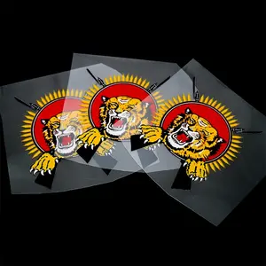 Fashionable Cool Screen Prints Logo Custom Tiger Vinyl DTF Heat Transfers Designs Wholesale Labels For T-shirts