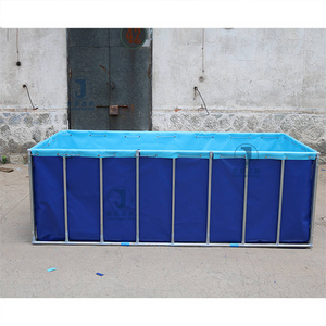 Lona Laminada <span class=keywords><strong>de</strong></span> PVC Recubierta <span class=keywords><strong>para</strong></span> Piscina Elevada con Marco Metálico, Alta Resistencia a la Tensión, Plegable - Product Image 4