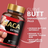 Pilules d'amélioration Maca Plus best-seller OEM Supplément ultime à base de plantes Agrandissement des fesses au Maca, fesses rapides et complètes