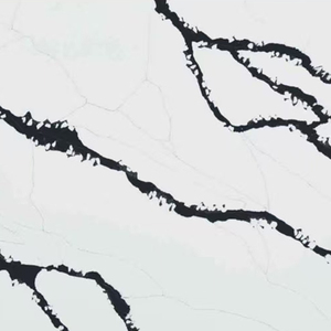 حجر صناعي أسود طويل ، لوح كوارتز كبير مقاوم للتآكل ، عروق الكالاكاتا ، من أجل ، من أجل - Product Image 2