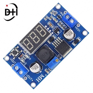 Convertidor reductor de voltaje CC-CC LM2596 con voltímetro LED, adaptador Buck ajustable de 4.0~40V a 1.3-37V, fuente de alimentación. - Product Image 2