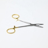 Porte-aiguilles chirurgical réutilisable en acier inoxydable Well Trust avec ciseaux et coupe-aiguilles pour broches orthopédiques vétérinaires