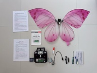 Drones papillons bioniques LED télécommandés à ailes mobiles pour la simulation de vol dynamique et les décorations événementielles