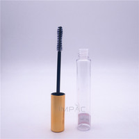 Tube de mascara en plastique transparent personnalisé de 13 ml, tube de maquillage pour cils de grande taille