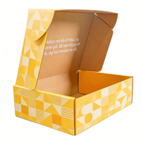 Cajas de Papel Kraft con Logotipo Personalizado Ecológicas, Impresión en Color Marrón, Cajas de Embalaje para Ropa, Envíos por Correo