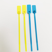 Plaques d'identification pour câbles en Nylon, pièces, étiquettes de sécurité en plastique