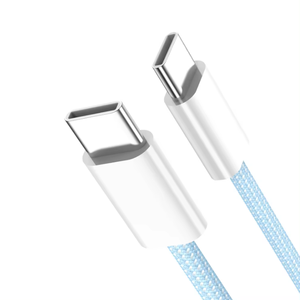 PD <span class=keywords><strong>Quick</strong></span> <span class=keywords><strong>Charge</strong></span> USB Type C ถึง Type C <span class=keywords><strong>ชาร์จ</strong></span>สายไนลอนสําหรับสมาร์ทโฟน - Product Image 2
