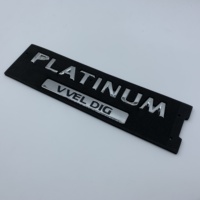 Badge personnalisé de voiture, couleur or, platine vvvi dirt, Badge autocollant pour NISSAN PATROL Y62