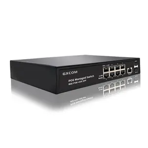 802.3af/at Ethernet 48V 2-Schicht-Management PoE-Switch 8-Port Gigabit 150W Smart Managed PoE-Netzwerk-Switch