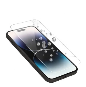 2er-Pack Gehärtetes Glas Displayschutzfolie für iPhone 16 15 14 <span class=keywords><strong>Pro</strong></span> Max Kratzfest HD Klar Film Hüllenfreundlich OEM Großhandel - Product Image 3