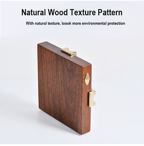 Asbak Cerutu Kayu Solid Mewah Dengan Dudukan Tembaga 4 Tempat Rokok - Product Image 5