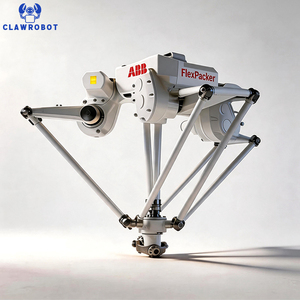หุ่นยนต์เดลต้า CLAWROBOT ABB 5 แกน 10 กก. FlexPacker หุ่นยนต์เดลต้าสำหรับจัดเรียงพาเลท ระบบเซอร์โวไฟฟ้า 380V 0.75kW - Product Image 1