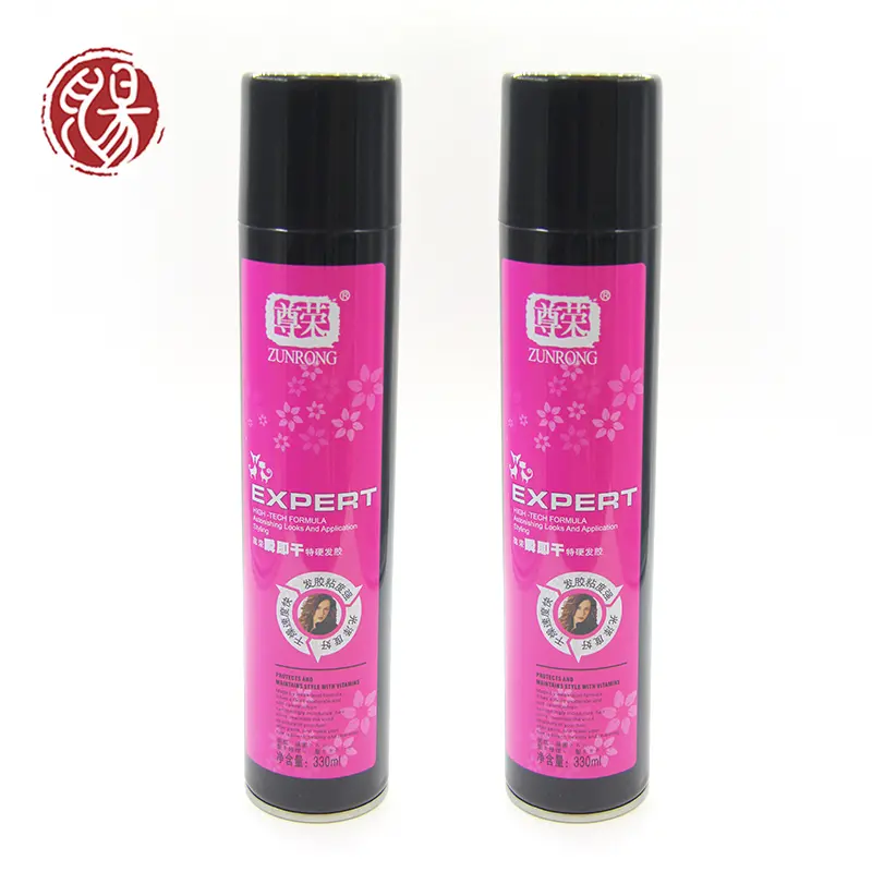 Factory Shine Wholesale Salon permanent straight Holding Extra Styling Products Strong Hold Heat Protection Hair Spray Color