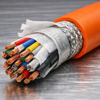 Cable de Cadena Portacables Duradero de 5 Millones de Ciclos con Cubierta de Nitrilo Resistente al Aceite para Máquinas CNC, Cable de Control Altamente Flexible