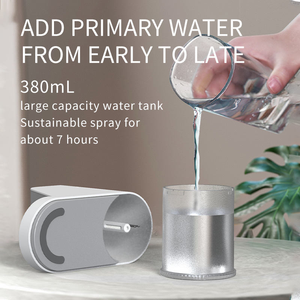 Pelembab udara ultrasonik multifungsi, braket pengisi daya ponsel lampu malam aromaterapi rumah - Product Image 5