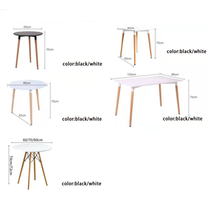 ชุดโต๊ะอาหาร<span class=keywords><strong>ไม้</strong></span>เอ็มดีเอฟแบบทันสมัยพร้อมเก้าอี้4ตัว - Product Image 6