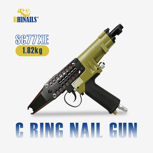 Pistola de anillos en C de doble propósito SC77XE de alta calidad OEM ODM para fijación de resortes en <span class=keywords><strong>malla</strong></span> de alambre de jaulas de muebles, <span class=keywords><strong>grapadora</strong></span> de anillos de cerdo - Product Image 1