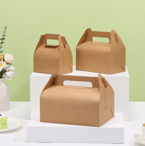 Papier kraft épais de haute qualité, écologique, multi-tailles, découpé, plié, avec poignée intégrée, sans colle, carton robuste - Product Image 1