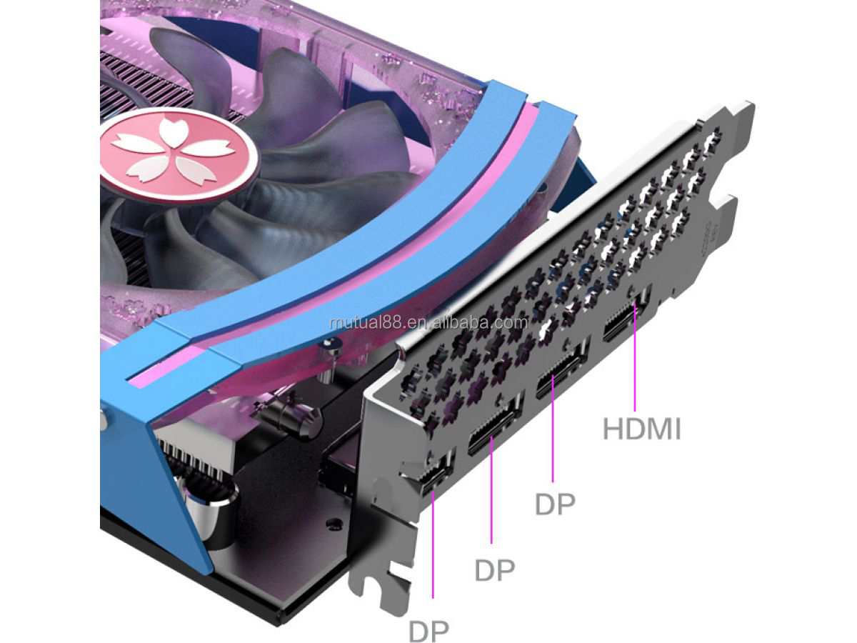 新品 オリジナル YESTON Radeon RX 5700 XT 8GB Sakura Hitomi GDDR6