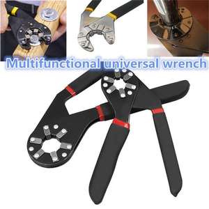 Adjustable 6 In/8 Carbon Steel Industrial Grade <b>Spanner</b> Wrench Multifunctional Universal Hexagon Hand <b>Tool</b> for Car Repair OEM - Product Image 2