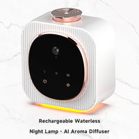 Veilleuse LED sans fil intelligente Usb Diffuseur d'arôme de parfum d'air d'huile essentielle sans eau