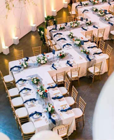 Chaise empilable en bois de hêtre et chêne à dossier croisé pour mariage, salle à manger, style vignoble
