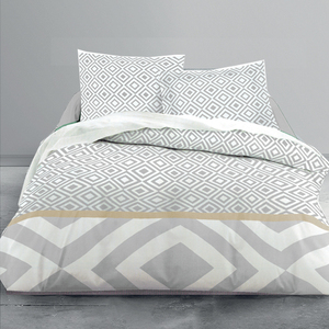 Phong cách comforters khách sạn mềm bộ đồ giường đặt sợi nhỏ Comforter Set Hot Bán hiện đại in ấn dệt 100% Polyester 40 hình học 3-4 - Product Image 2