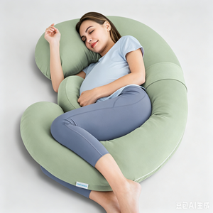 Almohada de Maternidad de Látex Hecha a Medida, Almohada Larga de Silicona con Efecto Frío para Embarazo, Fabricante Mayorista - Product Image 6