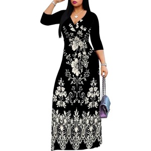 Women's Plus Size Summer Maxi Dress Floral Print Spaghetti Strap Tiered Casual Beach Outfits Sweet Y2K Style Eco-Friendly - Product Image 5