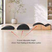 MJD Correcteur de colonne vertébrale en chêne durable pour Pilates, ensemble 5 pièces, multifonctionnel, sûr, professionnel, écologique, pour yoga et Pilates