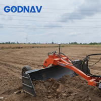 Niveleuse laser PWS330 Small Swan montée sur tracteur, largeur de travail 2500-3300 mm, pour le nivellement des terres agricoles