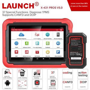 Analizador de sistemas completos X431 PROS V5.0 a batería para automóviles, compatible con CAN FD DoIP, versión mejorada del X431 PROS V1.0 - Product Image 3