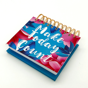 Personalisierter Jährlicher Spiralbindung-Tischkalender Individueller Büro-Schreibtischkalender Druck auf Karton Offsetpapier Werbeaktion - Product Image 3