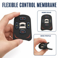 Clavier en caoutchouc silicone imperméable pour remplacement des boutons du contrôleur de joystick de fauteuil roulant