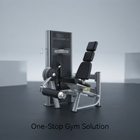 Machine de musculation professionnelle pour exercices de flexion des jambes à plat et extension des jambes – Équipement de gym