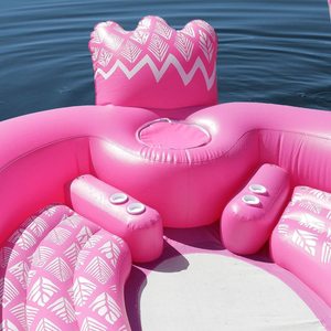 Flotador inflable de flamenco rosa, flotador de Lago grande, Isla de agua, juguetes de piscina, balsa divertida, fiesta, Isla de pájaro - Product Image 5