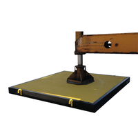 Prix d'usine pour la vente seau camion Jack jambe stabilisateur Pad grand pied grue tapis bien forage stabilisateur tampons