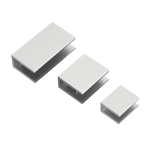 Glass <b>Clip</b> Bracket No Drill Aluminum Cross Acrylic Shelf Support 4-16mm <b>Mirror</b> Holder - Product Image 5