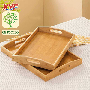 Bandeja <span class=keywords><strong>de</strong></span> Bambú Rectangular, Bandeja para Té, Bandeja para Tazas <span class=keywords><strong>de</strong></span> Agua, Plato <span class=keywords><strong>de</strong></span> Bambú Japonés para Pan, Plato para Cena - Product Image 1