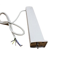 Moteur de rideau en alliage d'aluminium, batterie solaire, compatible Bar Mitzvah, prend directement en charge le contrôle par interrupteur KNX, énergie écologique