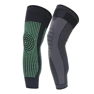 3D针织新设计艾草压缩护膝支撑膝盖疼痛，自加热保暖腿护膝