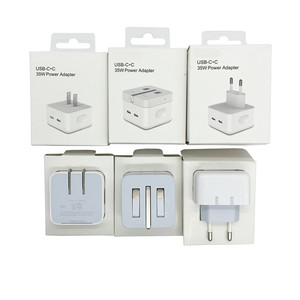 Venta al por mayor Original 35W Dual PD <span class=keywords><strong>Cargador</strong></span> Rápido Tipo C Adaptador de PD Usb C <span class=keywords><strong>Cargador</strong></span> de Pared Adaptador de Corriente de Alta Calidad para <span class=keywords><strong>Iphone</strong></span> - Product Image 3