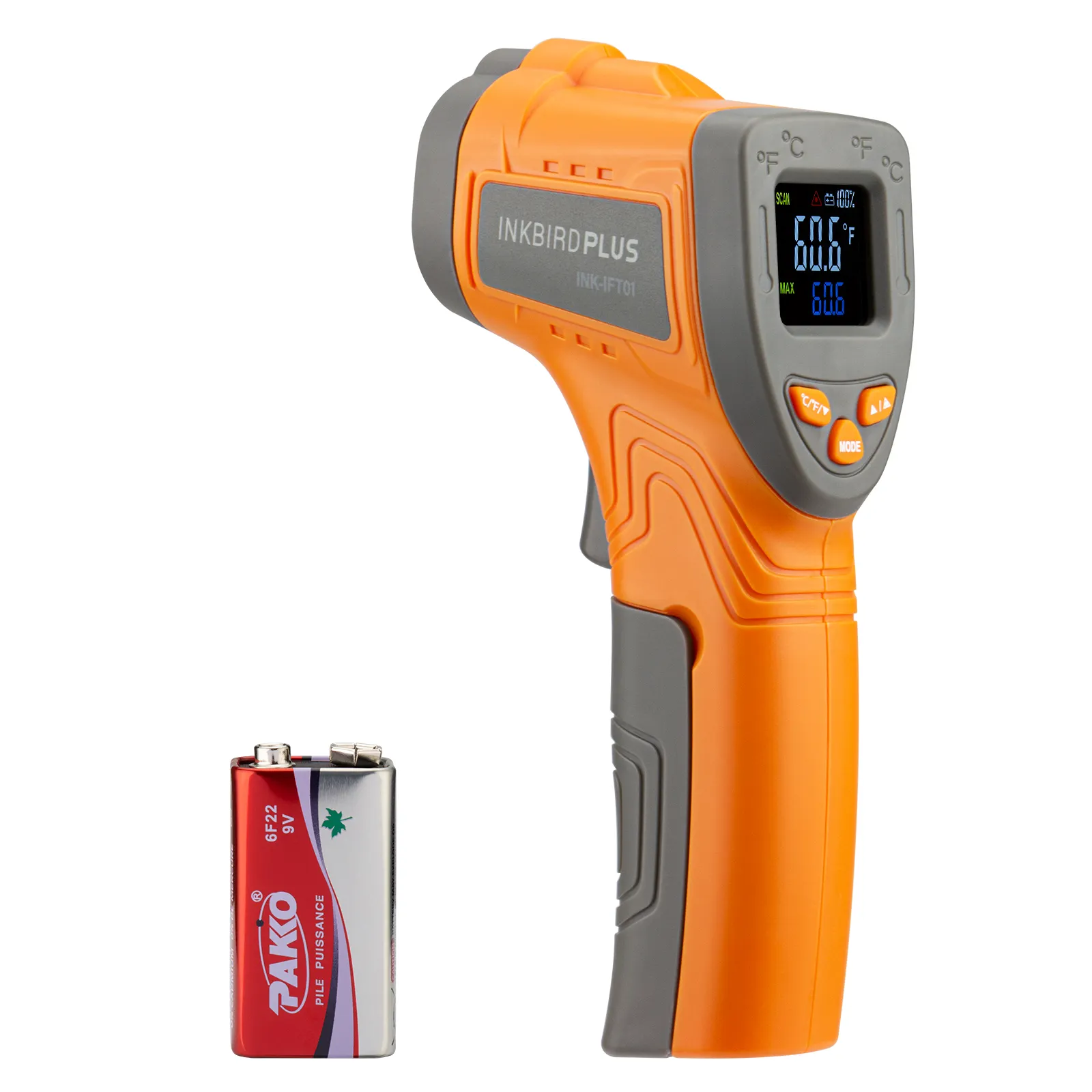 Inkbird INK-IFT01 Laser Infrared Thermometer, Digital Laser IR Thermometer for industry