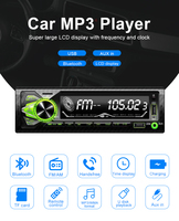 Pemutar MP3 Mobil Layar Besar Nirkabel Handsfree Single Din Pioneer 7388ic Klasik