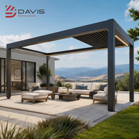 Fabricant de pergolas en aluminium, toit rétractable, gazebo, pavillon extérieur pour jardin, patio et applications commerciales