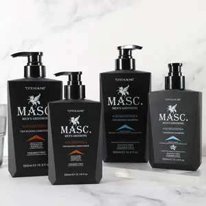 Customized MASC. men's hair care products sulfate free anti hair loss shampoo own brand