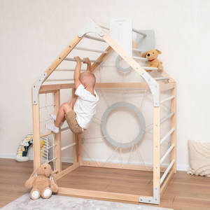 Xiair Vente en gros Usine Pépinière Mobile Toddler Escalade Pickler Gym Avec Rock Piklers Triangle <span class=keywords><strong>Rampe</strong></span> En Option <span class=keywords><strong>Corde</strong></span> Accessoires - Product Image 2