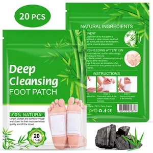ALIVER пластырь для ног, натуральный травяной элемент, глубокое очищение, токсин, расслабление тела, улучшение качества сна, травяные детоксикационные Пластыри для ног